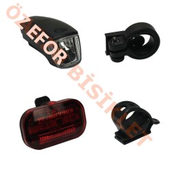 ÖN - ARKA FAR STOP SETİ [PİL DAHİL] [5 LEDLİ STOP] - [JY-286-5+JY-3209BT] - 