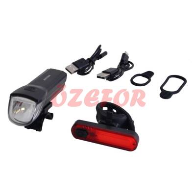ÖN - ARKA FAR STOP SETİ [USB ŞARJLI] RCTS-5607 - 1