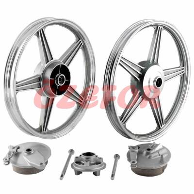 ÖN-ARKA JANT ALÜMİNYUM BÜYÜK BALATA-KAMPANALI-DİŞLİ TAMBURU DAHİL ÖN 1.40*18-ARKA 1.85*18 CG OEM KL - 1