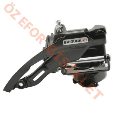 ÖN ATTIRICI INDEX QD-30A 42T. ALTTAN/ÜSTTEN ÇEKME [SİYAH] [28,6 MM- 31,8 MM] - 1