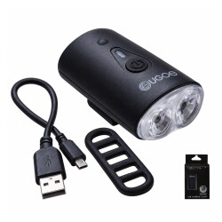 ÖN FAR 2 LEDLİ - 100 LUMEN-USB ŞARJLI-NB26-00 UGOE - UGOE