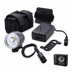 ÖN FAR ALM. 2 CREE LED - KASK UYUMLU 2000 LUMEN ŞARJLI-NB34-00 UGOE - UGOE