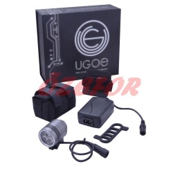 ÖN FAR ALM. 3 CREE LED - KASK UYUMLU 1500 LUMEN ŞARJLI-NB33-00 UGOE - 