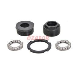 ORTA YATAK 5 PARÇA AÇIK SİYAH - 