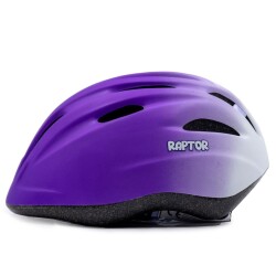 RAPTOR ÇOCUK BİSİKLET KASKI VİOLET M BEDEN HB63 - 3