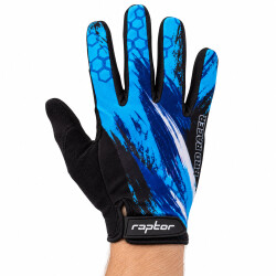 RAPTOR MATRIX Uzun Parmak Eldiven (Comfort-Gel) - Ocean Camo - S - 