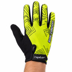 RAPTOR MATRIX Uzun Parmak Eldiven (Comfort-Gel) - Turbo Green - S - 
