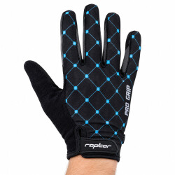 RAPTOR TALON Uzun Parmak Eldiven (Gel-Pad) - Electric Cyan - S - 