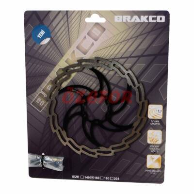 ROTOR [160 MM] SİYAH BRAKCO - 3