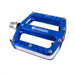 ŞARJLI IŞIKLI CNC ALUMİNYUM CNC PEDAL - DU+MİL - 111x103x29mm 540 Gram - (1)