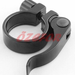 SELE BORUSU KELEPÇESİ MANDALLI SİYAH 31,8MM ( 27,2 SELE BORUSU UYUMLU ) - RECTUS