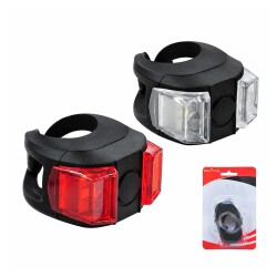 SİLİKONLU ÇAKAR FAR+STOP SETİ - LED'Lİ [PİL DAHİL] 762 - RECTUS