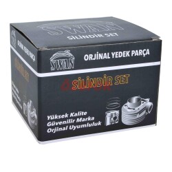 SİLİNDİR KOMPLE [NY PİSTON] 150cc SCOOTER - SWAN - SWAN (1)