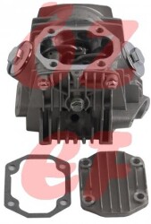 SİLİNDİR ÜST KAPAK KOMPLE 100cc CUB -SFC [DQ SUBAP] [EKSANTRİK DAHİL] - 