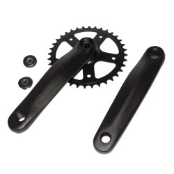 TEKLİ SİYAH AYNAKOL 36T 170MM ALUMİNYUM KOL - 