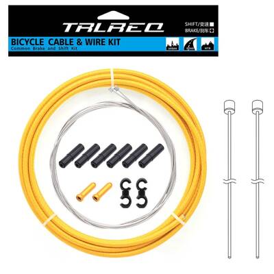 TRLREQ ÖRGÜLÜ VİTES KABLO TEL SETİ - 2 Metre Kablo / 2 x Tel / 6 x Kablo Kapsül / 2 x Tel Ucu / 2 x Kanca - 4