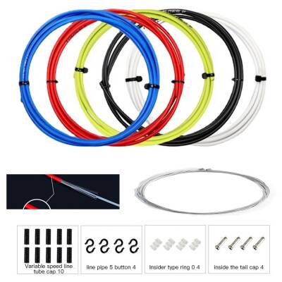 TRLREQ VİTES TEL KABLO SETİ 4MM - 2 Metre Kablo / 2 x Tel / 10 x Kapsül / 5 x Kanca / 4 x Silikon / 4 x Tel Ucu - 3