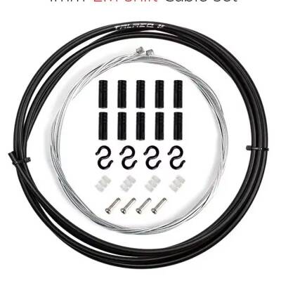 TRLREQ VİTES TEL KABLO SETİ 4MM - 2 Metre Kablo / 2 x Tel / 10 x Kapsül / 5 x Kanca / 4 x Silikon / 4 x Tel Ucu - 8