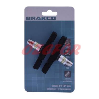 V BRAKE FREN PABUCU [70 MM] [KUTU / 25 ÇİFT] BRAKCO TAIWAN - 2