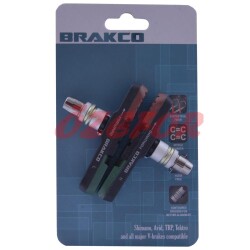 V BRAKE FREN PABUCU - ASİMETRİK - 3 RENKLİ [72 MM] BRAKCO TAIWAN - 2