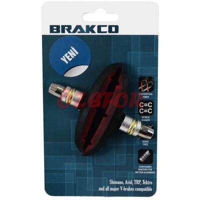 V BRAKE FREN PABUCU - DUAL STOP BRAKCO TAIWAN - 3