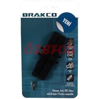 V BRAKE FREN PABUCU YEDEĞİ [72 mm] BRAKCO - 3
