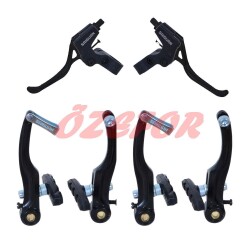 V BRAKE FREN TAKIMI ALÜMİNYUM - SİYAH - 