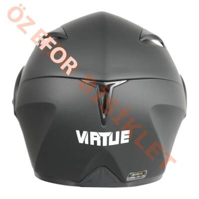 VRT - ÇENE AÇILIR VİZÖRLÜ KASK [MB808] [MAT SİYAH] [M] - 3