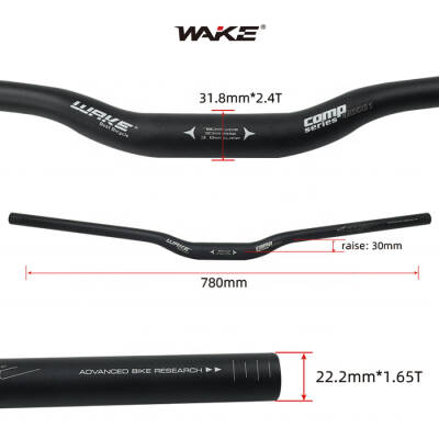 WAKE ALUMİNYUM RENKLİ GİDON 780MM 31,8MM MTB LOW RİSE - 2