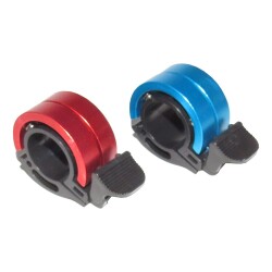 YENİ MODEL ÇİFTLİ ÇIN ÇIN ZİL ALUMİNYUM KIRMIZI MAVİ - 