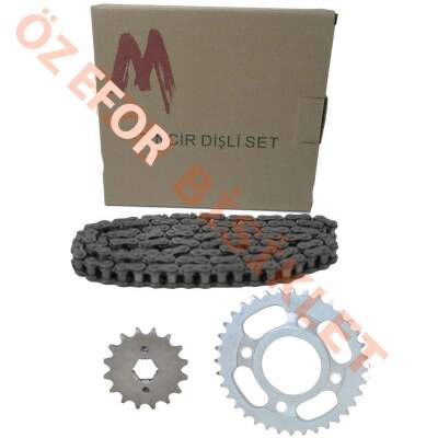 ZİNCİR DİŞLİ SET [14T/36T] [428H x 110L] [100cc] CUB - 1